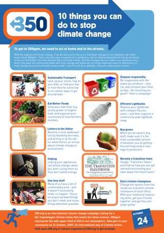 10 things to fight climate change | PDF