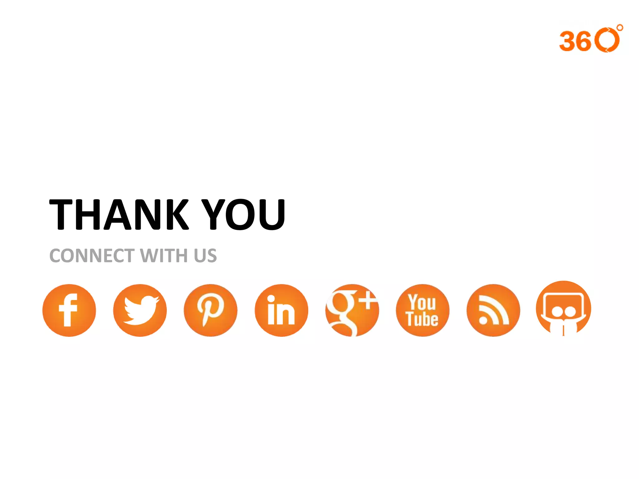 THANK YOU CONNECT WITH US 