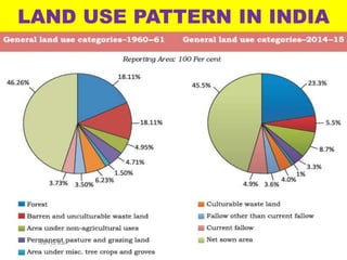 LAND USE PATTERN IN INDIA
Navvya Rai
 