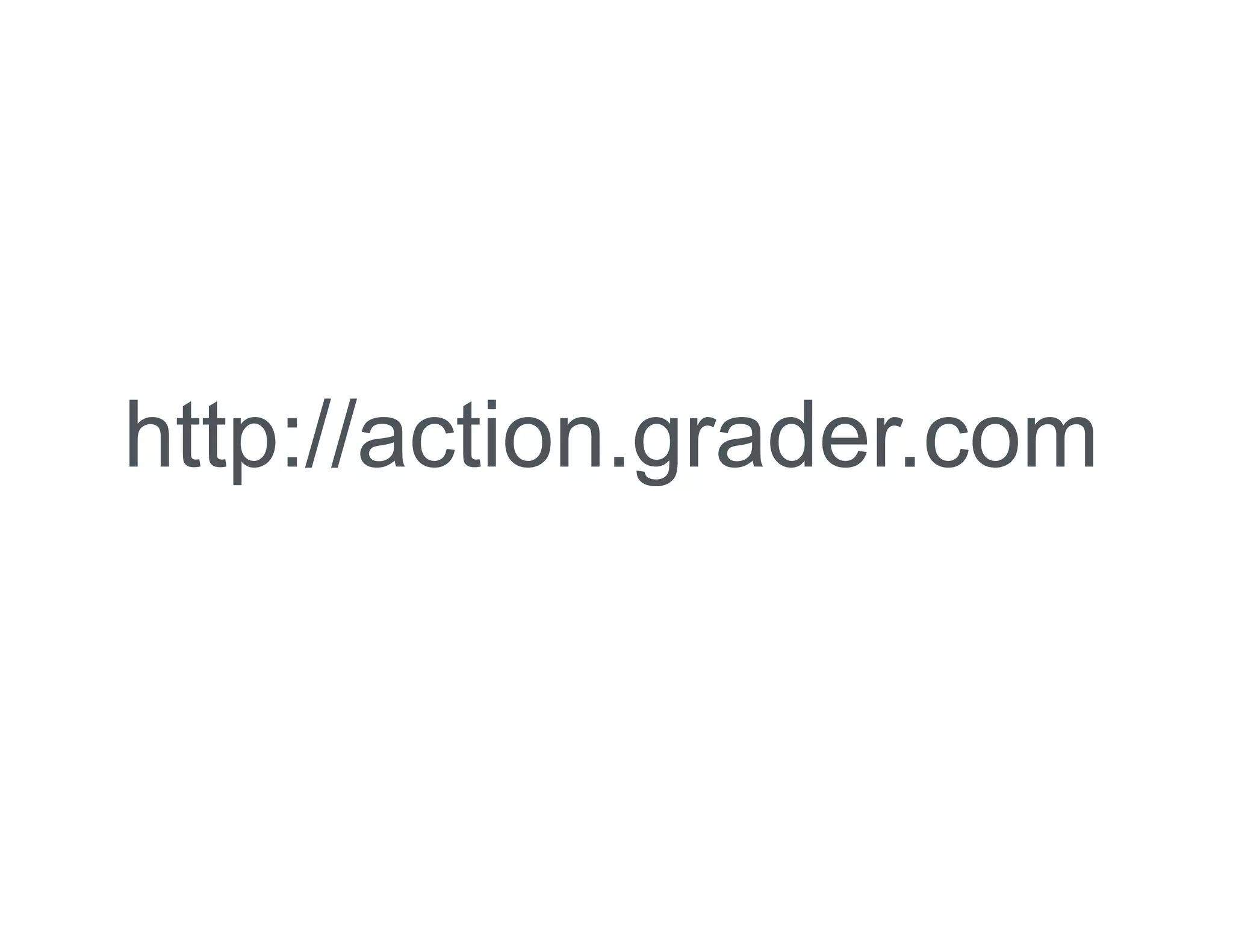 http://action.grader.com
htt // ti        d
 