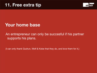 10 tips for starting entrepreneurs