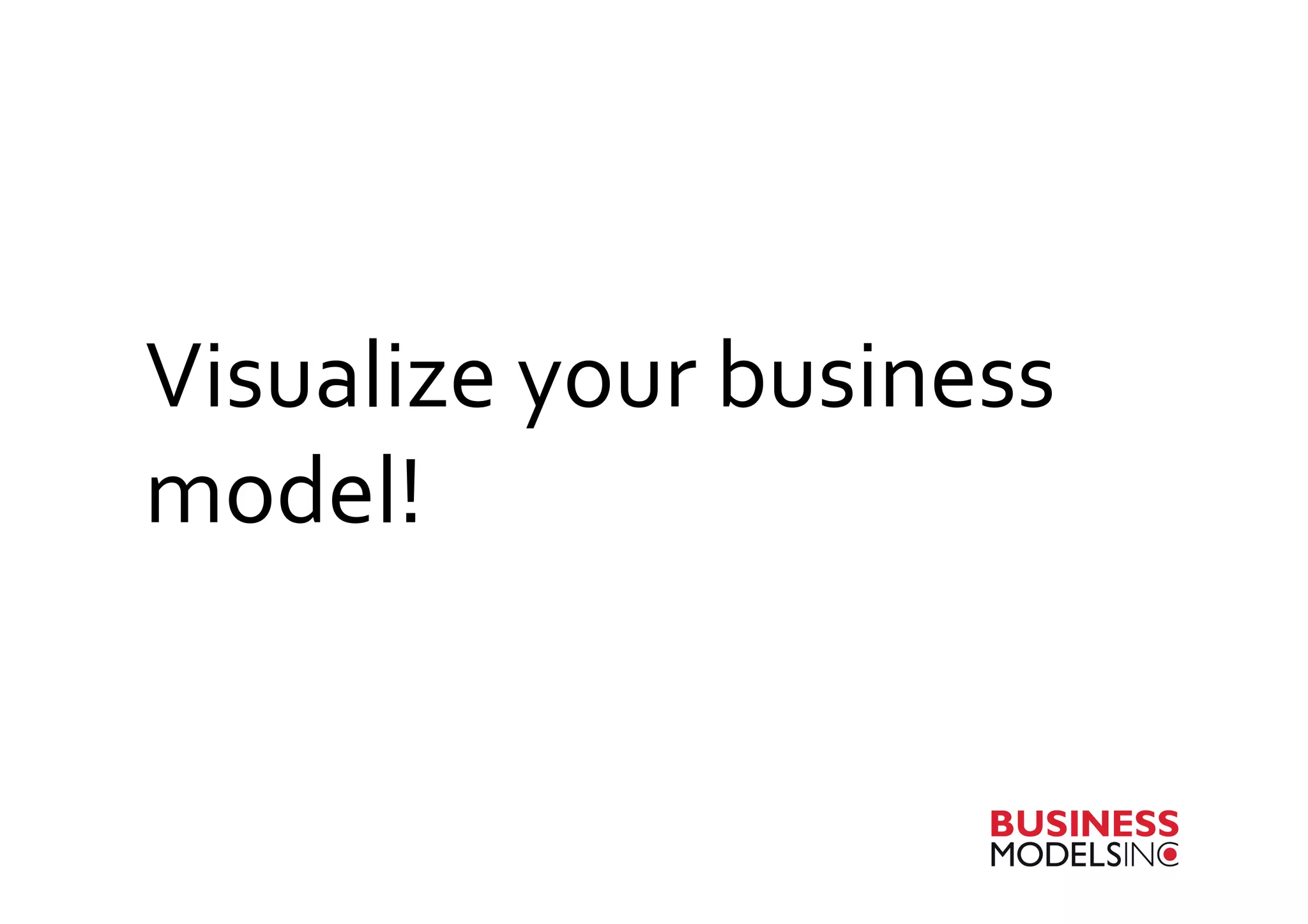 Visualize	
  your	
  business	
  
model!	
  
 