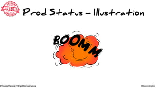#VoxxedVienna #10TipsMicroservices @koenighotze
Prod Status - Illustration
 