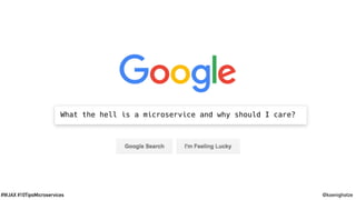 @koenighotze#WJAX #10TipsMicroservices
What the hell is a microservice and why should I care?
 