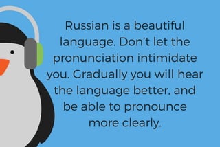 10 tips for learning Russian