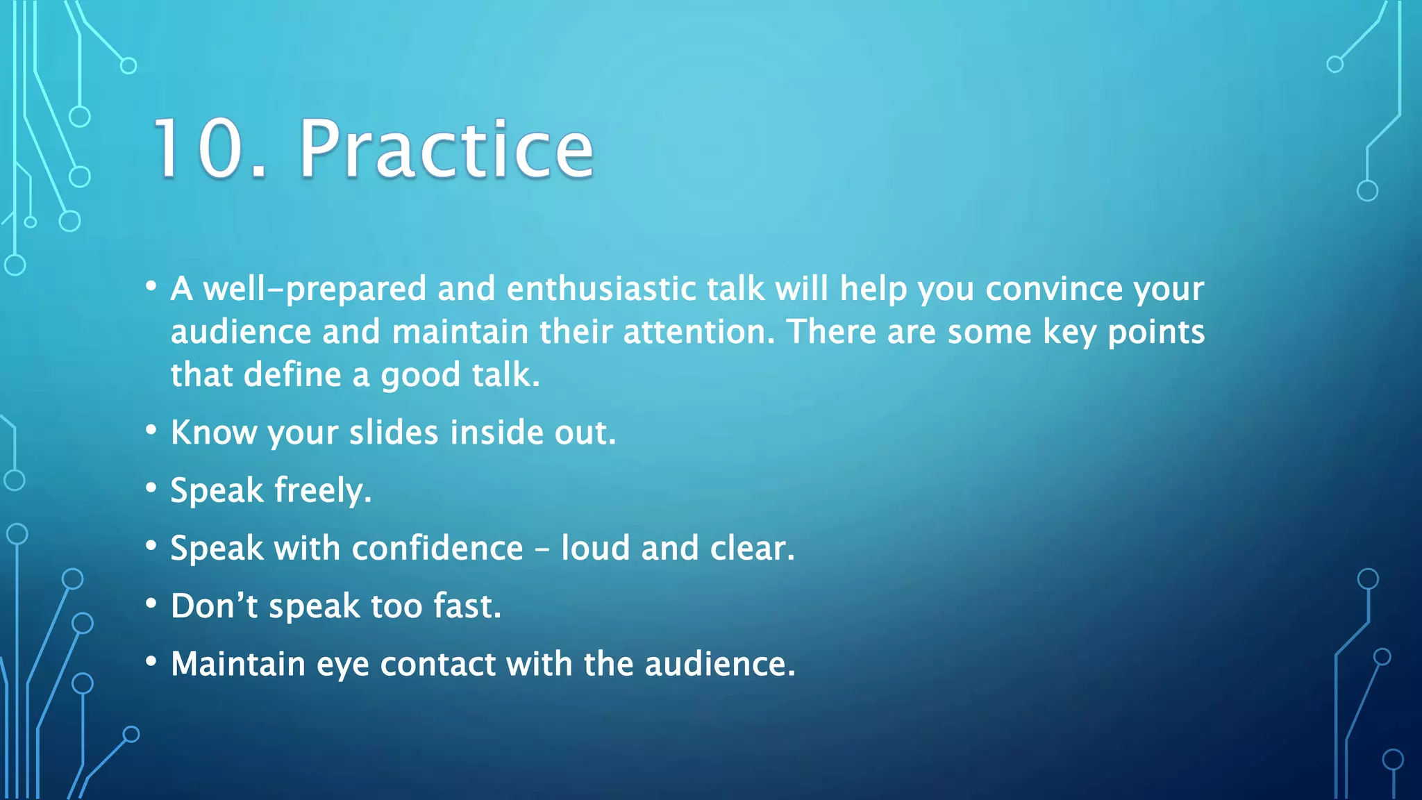 10 tips for more effective power point presentations | PPT