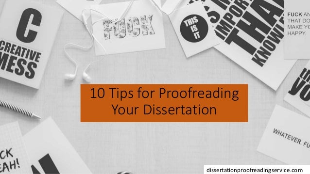 Dissertation proofreading services techniques