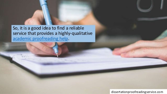 Dissertation proofreading service techniques
