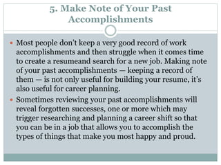 10 tips for successful career planning | PDF