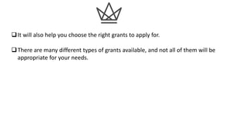 10 Tips for Successful Grant Writing | PPTX