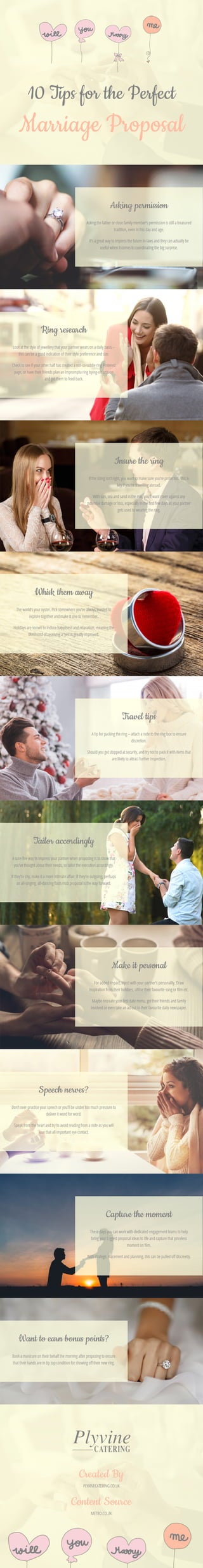 10 tips for the perfect marriage proposal