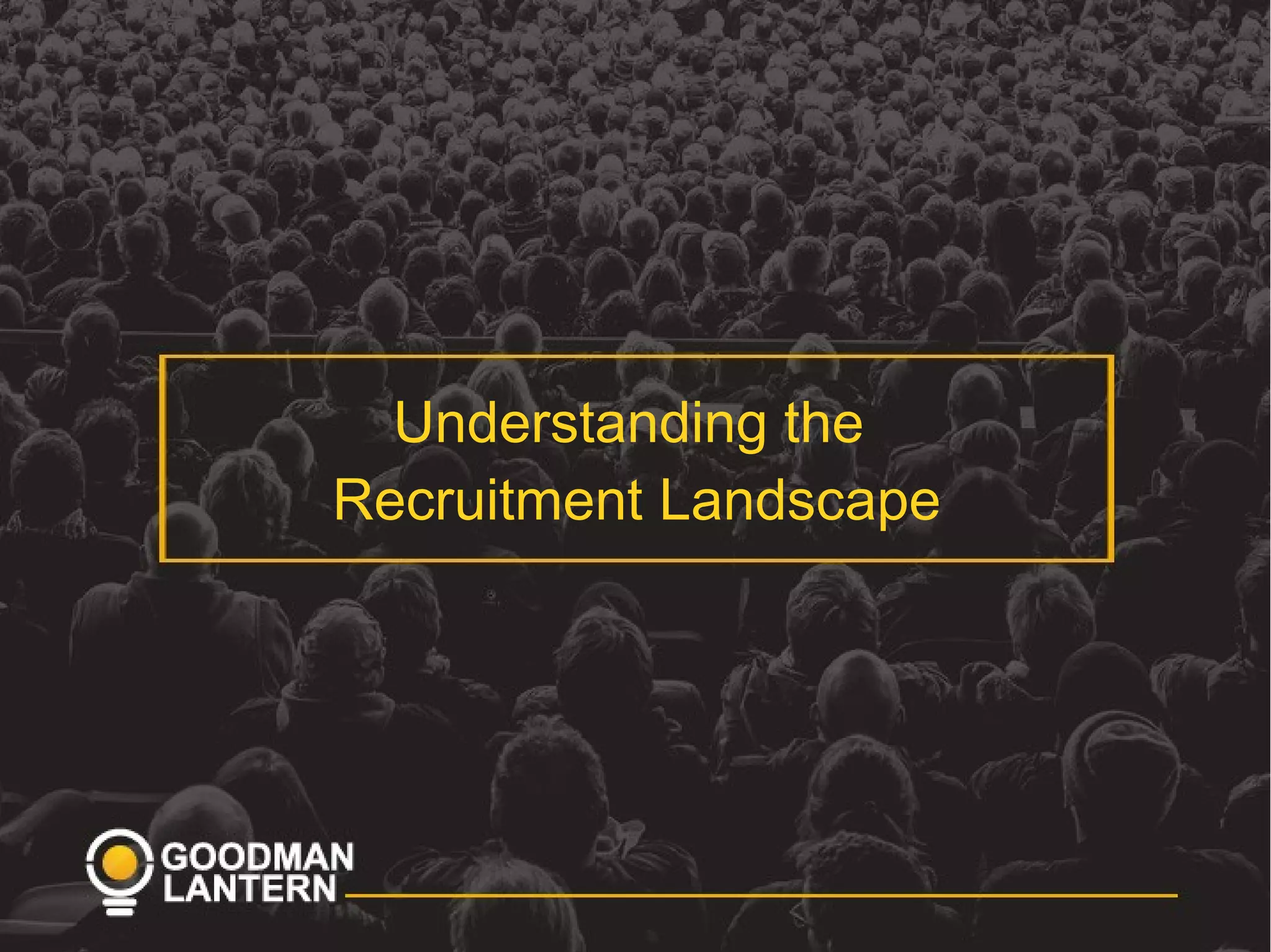Understanding the
Recruitment Landscape
 