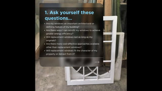 10 Things You Should Know About Retrofitting Historic Windows