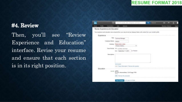 10 tips how to add resume to linkedin