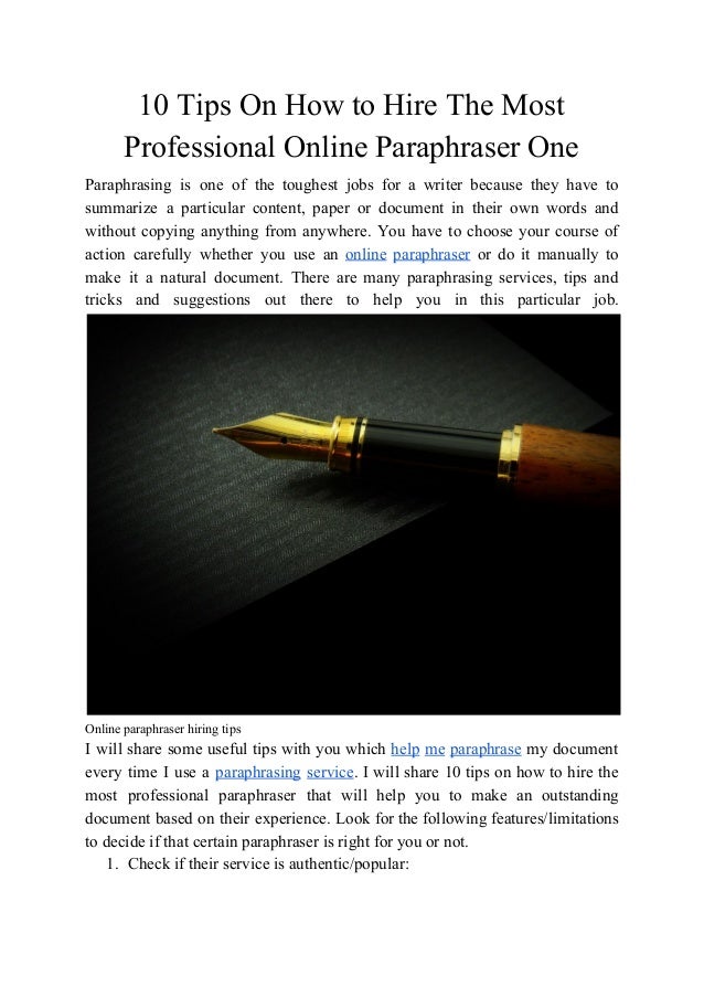 10 Tips on How to Hire the Most Professional Online