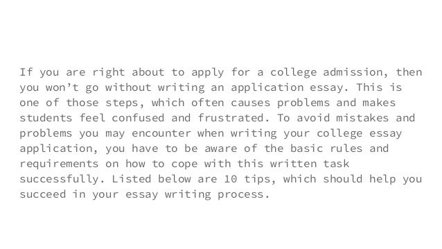 Custom admissions essay in 10 steps download