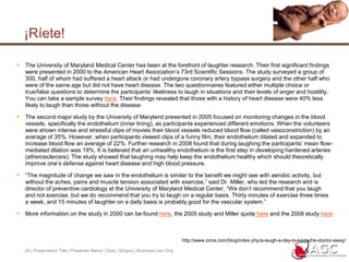 Tip de Salud Cardiovascular No. 10¡Ríete!