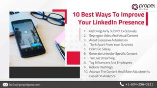 Gallery Detail: 10 Tips To Boost Your Linkedin Presence In 2021
