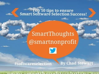 10 tips to ensure Nonprofit Software Selection Success