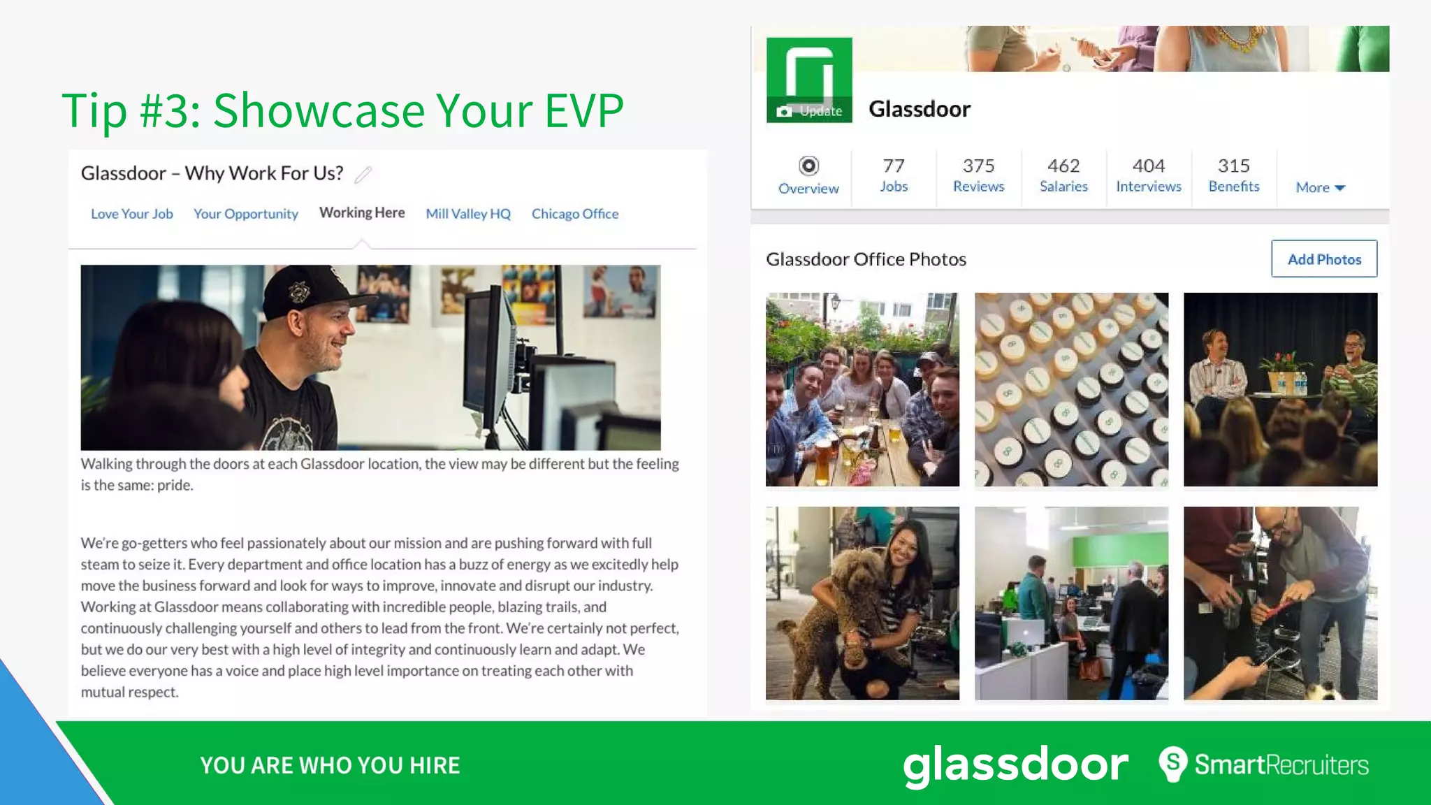 Tip #3: Showcase Your EVP
 