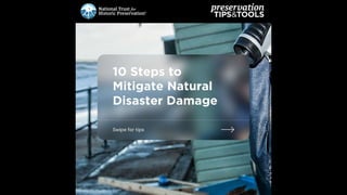 10 Tips to Mitigate Natural Disaster Damage