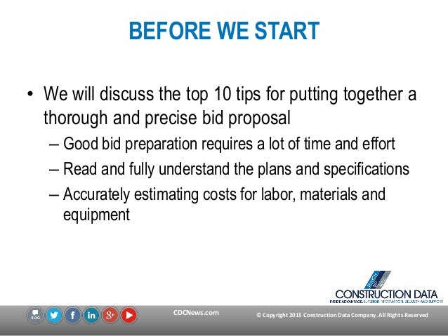 10 tips to winning construction bids 10 tips to winning construction bids