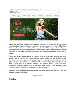 Menggali Potensi Emas: Panduan Lengkap Bisnis Online di eBay
