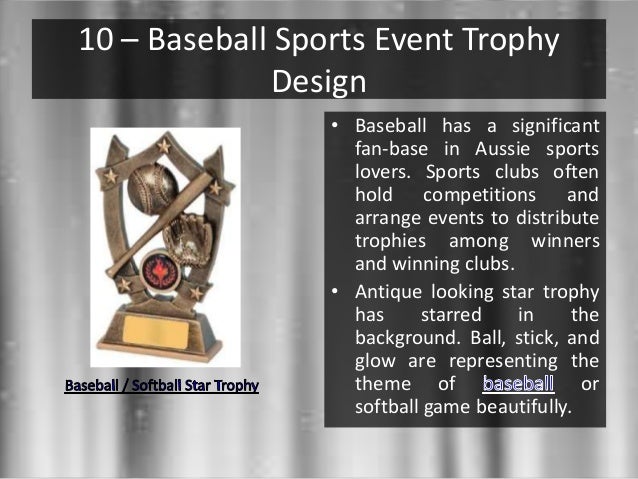 10 Top Trophy Design Ideas For All Events In 2019