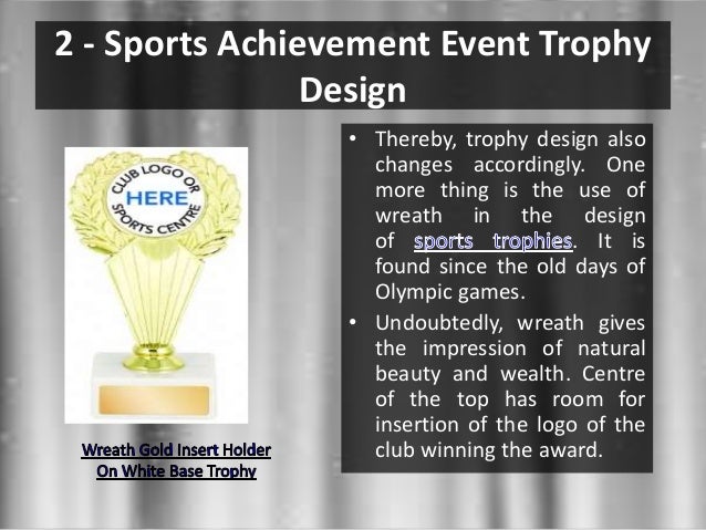 10 Top Trophy Design Ideas For All Events In 2019
