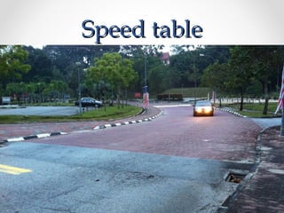 Traffic Table 10 traffic calming | PPT