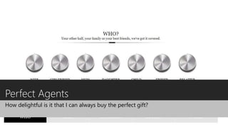 Perfect Agents
How delightful is it that I can always buy the perfect gift?
 