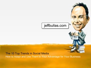 The 10 Top Trends in Social Media
How to Adapt and Use Them to Your Advantage for Your Business
 