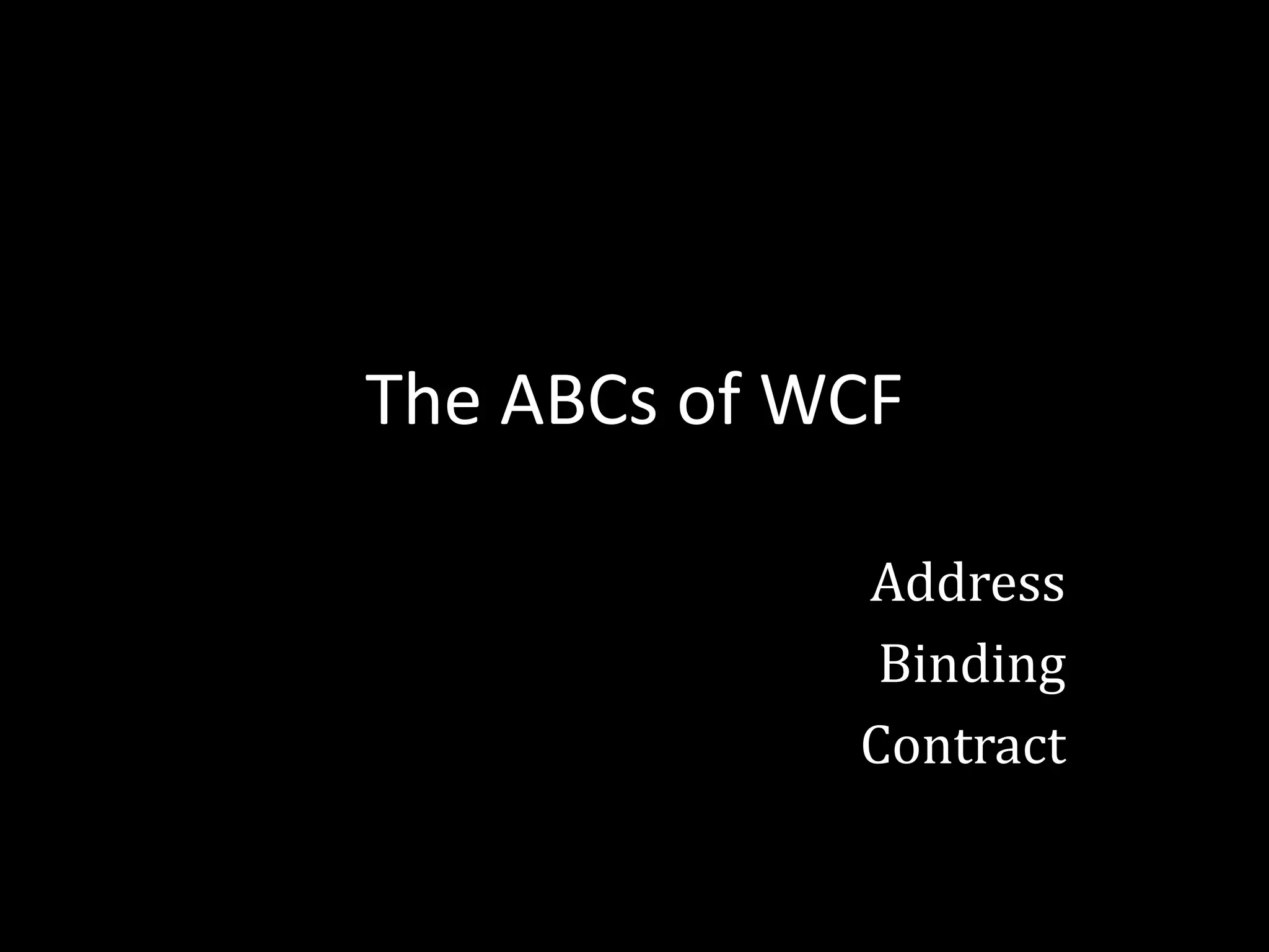 10 Tricks and Tips for WCF