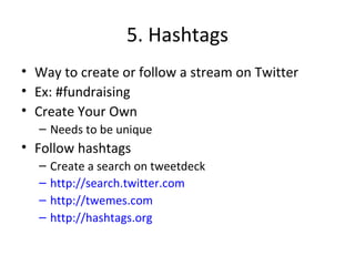 10 Twitter Tips For Non Profits