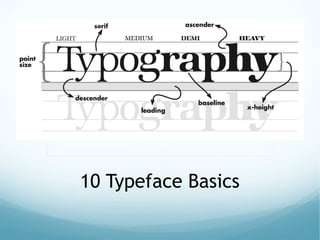 10 Typeface Basics
 