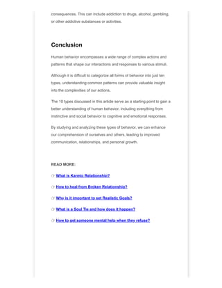 What are the 10 Types of Human Behavior.pdf