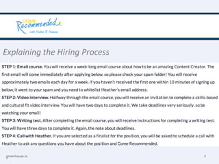 Unique Job Example 10 Unique Job Description Examples | PPTX