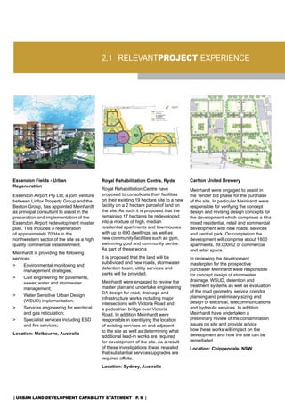 Ryewood Development.pdf 10. Urban Development Capability Statement | PDF