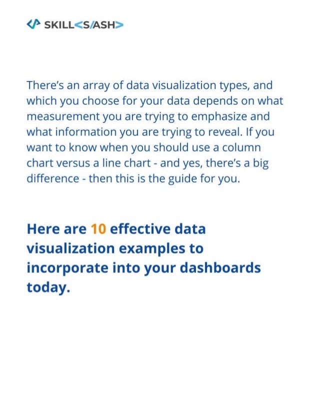 10 useful ways to visualise your data | PDF