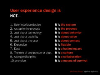 10 Most Common Misconceptions About User Experience Design