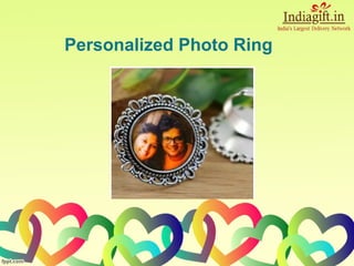 Personalized Photo Ring
 