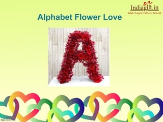 Alphabet Flower Love
 
