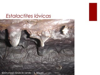 Estalactites lávicas




MJDrumond (Gruta do carvão – S. Miguel)
 