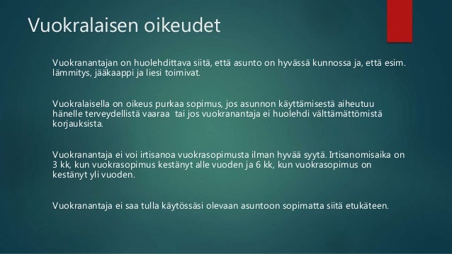 Asunnon muuttotarkastus Asunnon muuttotarkastus