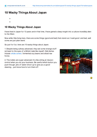10 wacky things_about_japan