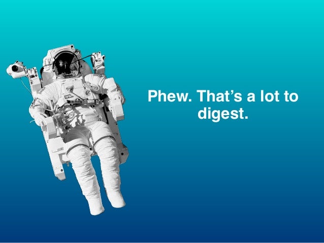 Phew. That's a lot to