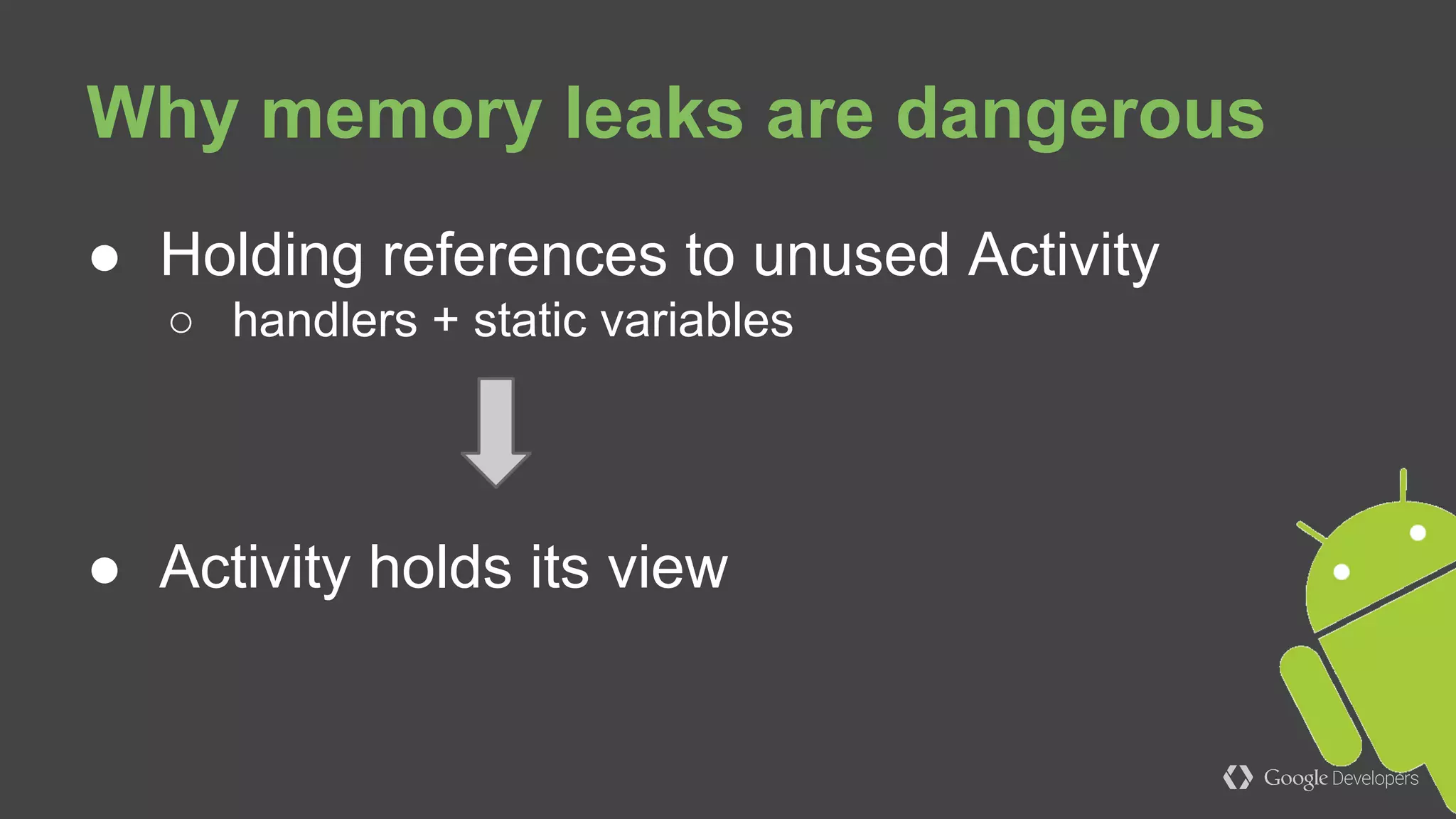 Outer class (Activity)
Inner class (Handler)
 