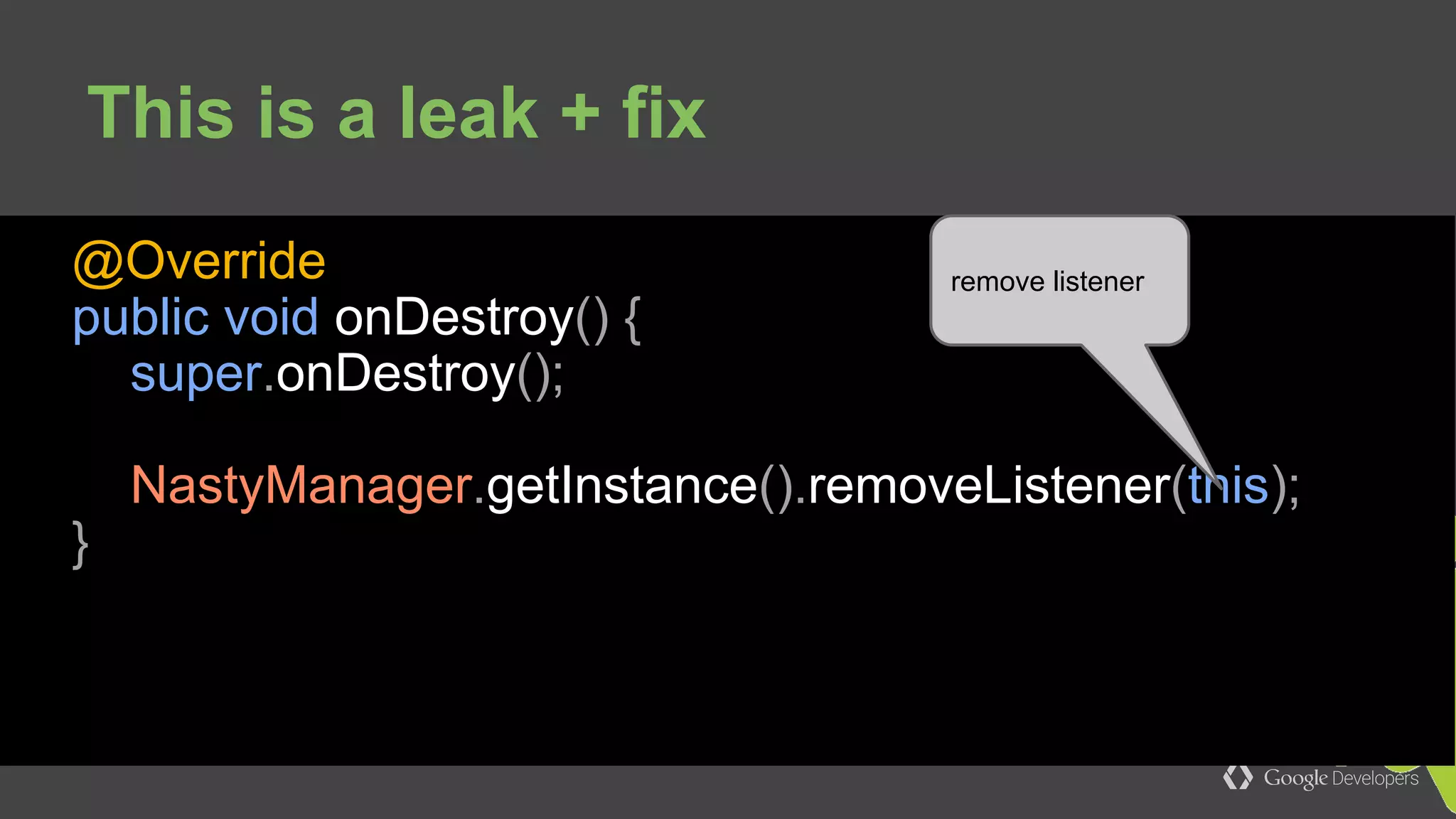 3 - Use UI thread only
for UI
 