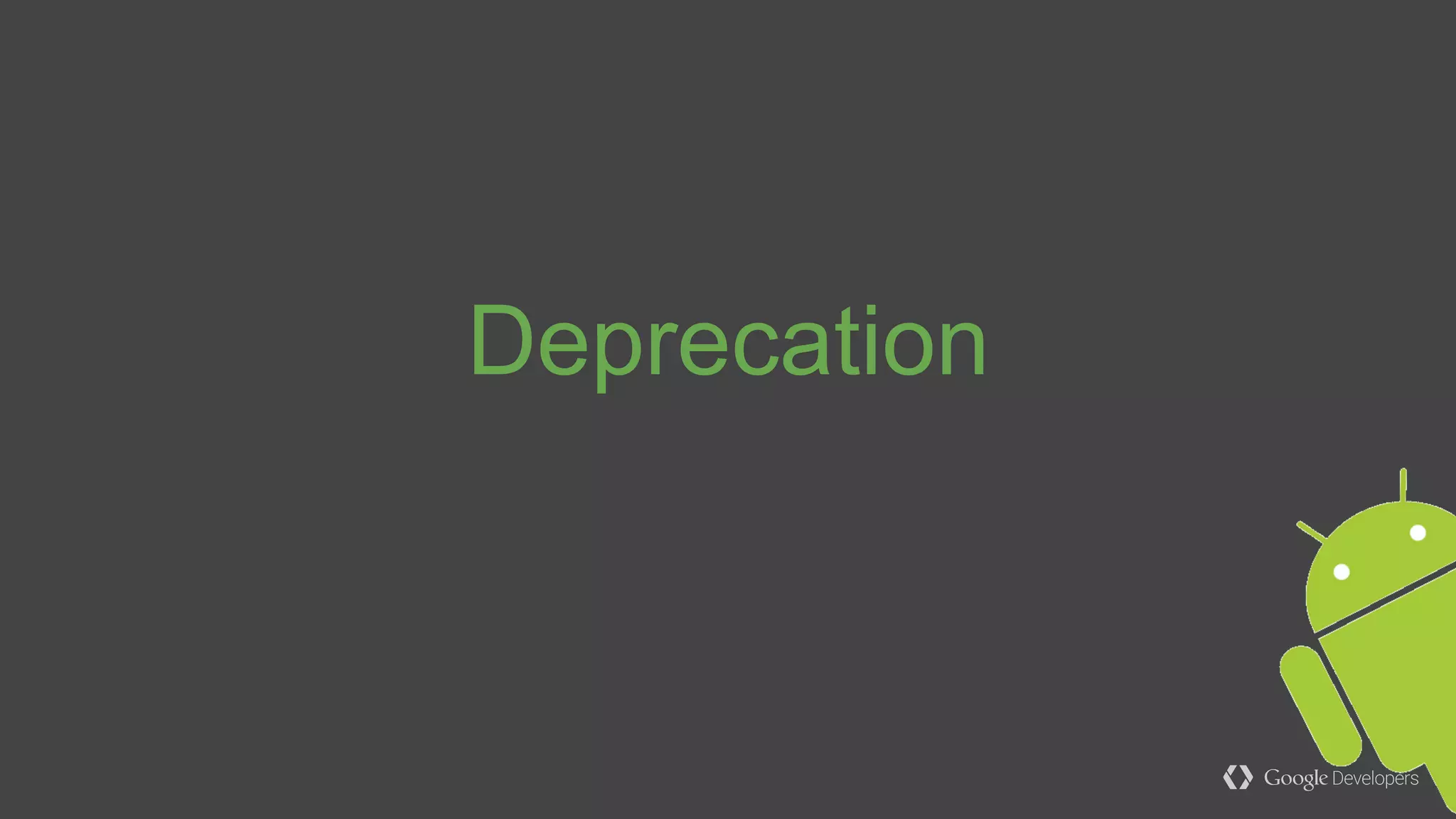 IF YOU HAVE A SMALL APP
FORGET THESE SLIDES
 