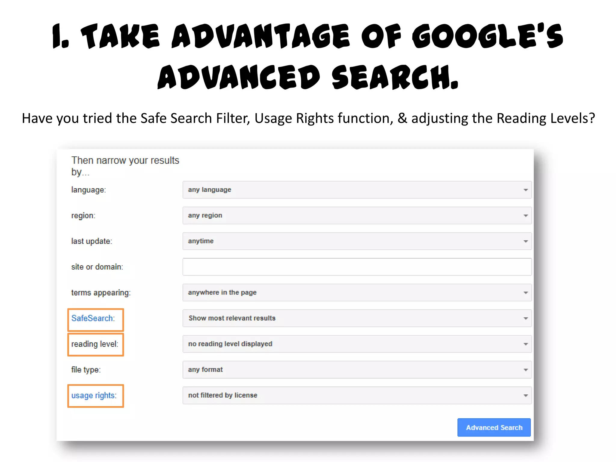 4. Use Picasa to organize your
   photos (the Web and the
    computer app version)
Save your photos in your computer. Sync to the web if you want to share your photos to others
                   (they do not need a Google account to view the photos)
 